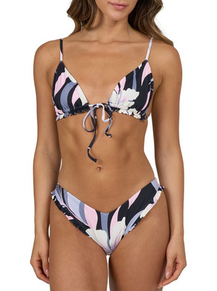 Salty Crew Bikini Set Τριγωνάκι Μαύρο Λιλά 25035032W/30335233W-BLK