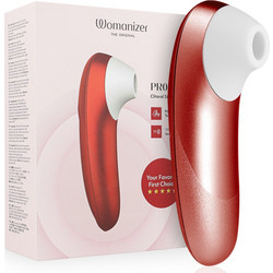 Womanizer Pro Vibrant Clitoral Stimulator Κλειτοριδικός Δονητής Μπορντό