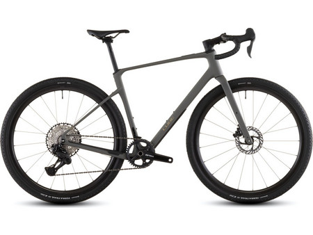Cube Gravel Nuroad C:62 EX 2026 Ποδήλατο Δρόμου 28" Carbon με 12 Ταχύτητες και Δισκόφρενα Ροζ Χρυσό Γκρι