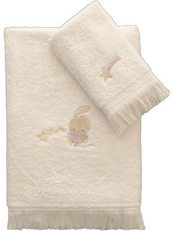 Kocoon Bunny Bloom Σετ Παιδικές Πετσέτες 2τμχ 380gr/m²
