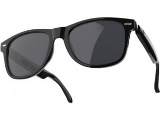 Nilox NXSGSMGLASSES Ανδρικά Γυαλιά Ηλίου Τετράγωνα Κοκάλινα Μαύρα με Μαύρο Φακό