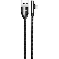 Remax RC-103 Braided Angle 90° USB-A to Lightning Cable 1.2m Black