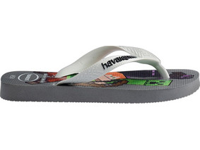 Havaianas Minecraft Παιδικές Σαγιονάρες για Αγόρι Γκρι Λευκές 4145125-1077