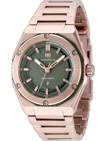 TechnoMarine Coral Γυναικείο Ρολόι με Ροζ Χρυσό Μεταλλικό Μπρασελέ TM-416086