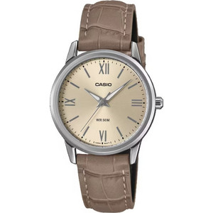 Casio Γυναικείο Ρολόι με Καφέ Δερμάτινο Λουράκι LTP-1303LL-7A Casio Γυναικείο Ρολόι με Καφέ Δερμάτινο Λουράκι LTP-1303LL-7A
