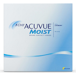 Acuvue Moist Ημερήσιοι Φακοί Επαφής Υδρογέλης 90τμχ