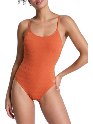 Roxy Current Coolness Ολόσωμο Μαγιό Πορτοκαλί ERJX103706