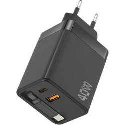 SGL DS65 Φορτιστής με Καλώδιο USB-C με Θύρα USB-A & Θύρα USB-C 40W