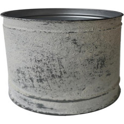 Artekko Γλάστρα Στρογγυλή Μεταλλική 12x15cm 742-2444