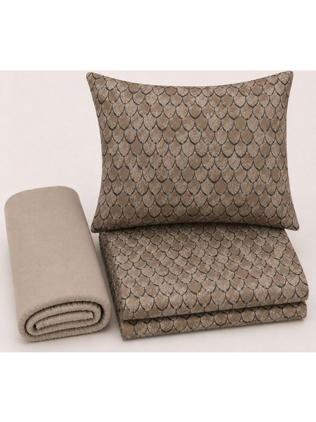 Comfort Σετ Σεντόνια Μονά 165x270 Καφέ 93-26066