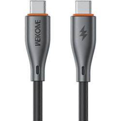 Wekome WDC-117 USB-C to USB-C 65W 1m Black