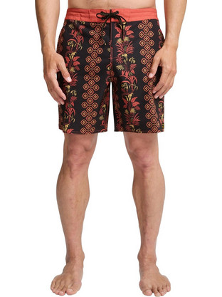 Billabong Good Times Ανδρικό Μαγιό Βερμούδα Floral Μαύρο EBYBS00127-BLK2