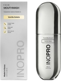 Inopro Vanilla Ice Cream Foam Στοματικό Διάλυμα για Προστασία Ούλων 60ml