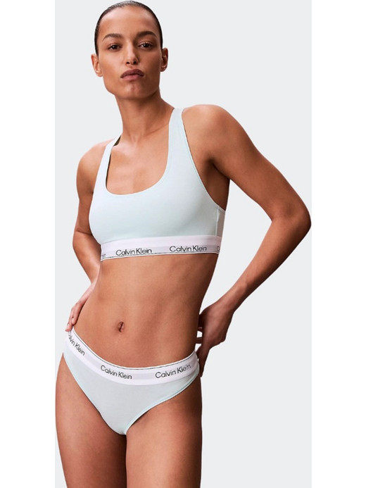 Calvin Klein Μπουστάκι χωρίς Μπανέλα Γαλάζιο LV00QF8493-3Q5