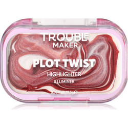 Trouble Maker Plot Twist Earth Turnt Bronze Highlighter Cream 2.5gr