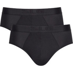 Sloggi Ανδρικά Σλιπ Βαμβακερά Μαύρα 2Pack 10226740-0004