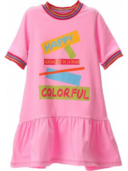 Agatha Ruiz De La Prada Παιδικό Φόρεμα Ροζ PVSAI-0061