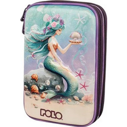Polo Orbit Mermaid Κασετίνα με 3 Θήκες Μωβ 937056-8426