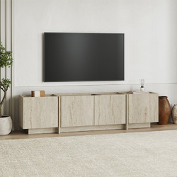 Megapap Έπιπλο Τηλεόρασης Μοριοσανίδα Μ180xΠ35xΥ46.2cm Lowen GP037-0294,2