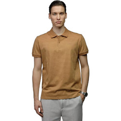 Devergo Ανδρική Μπλούζα Polo Κοντομάνικη Καφέ 1D26SS4079SS0105-5