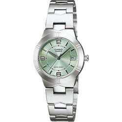 Casio Γυναικείο Ρολόι με Ασημί Μεταλλικό Μπρασελέ LTP-1241D-3ADF