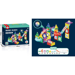Blue Toys Magnet Bloks με Φως 66τμχ