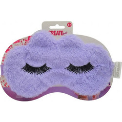 Create it! Eye Lashes Μάσκα Ύπνου Μωβ Μαύρη