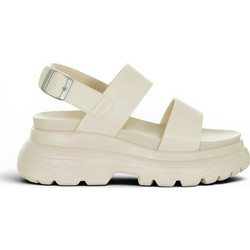 Superdry Δερμάτινα Γυναικεία Σανδάλια Εκρού SDSS26274-500