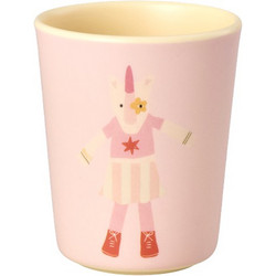 Rice Παιδικό Ποτήρι Unicorn Print Matte Pink 150ml