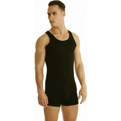Palco Αμάνικα Ανδρικά Φανελάκια Βαμβακερά Σετ 2Pack Μαύρα 6/407