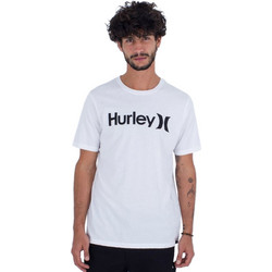 Hurley Ανδρικό Αθλητικό T-Shirt Λευκό HATS1020-H100