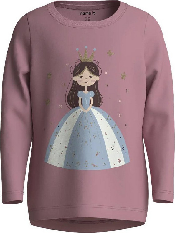 Name It Lilas Παιδικό T-Shirt Μακρυμάνικο Ροζ 13224958