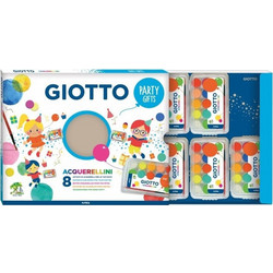 Giotto Party Gift Σετ Νερομπογιές με Πινέλο 8x15 Χρώματα 315000