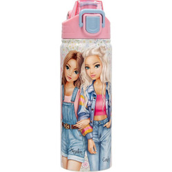 Top Model Festival Fun Παιδικό Παγούρι Ανοξείδωτο Ροζ 600ml