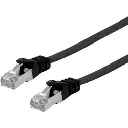 Equip U/FTP Cat.6a Καλώδιο Δικτύου Ethernet 2m Black 607691