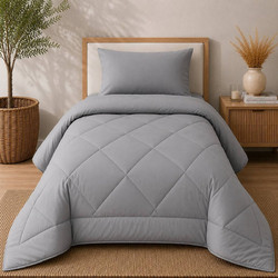 Astron Πάπλωμα Μονό 160x240 Grey 999929