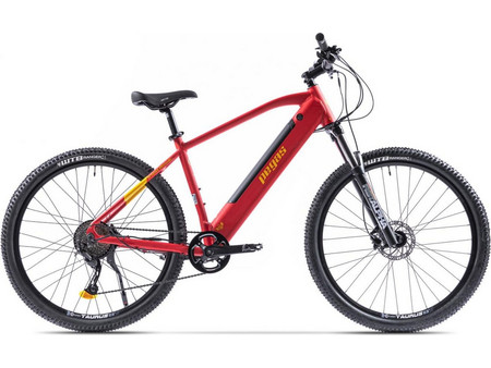 Pegas Ηλεκτρικό Ποδήλατο Mountain 29" 250W με 9 Ταχύτητες και Δισκόφρενα Κόκκινο