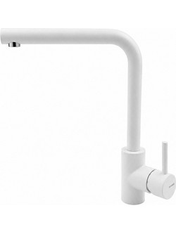 Crolla Bonnie 7735 White Μπαταρία Κουζίνας Πάγκου Διπλής Παροχής Ανάμεικτη Λευκή