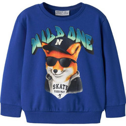 Name It Wild One Παιδικό Φούτερ Royal Blue 13259759