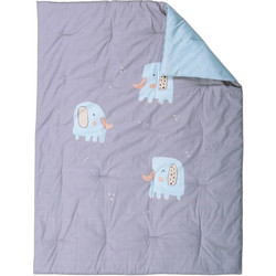 Nef-Nef Elephants 26 Βρεφικό Πάπλωμα Κούνιας 140x110cm Γκρι