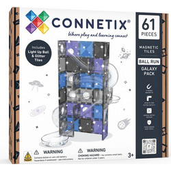 Connetix Magnetic Tiles Ball Run Galaxy Pack