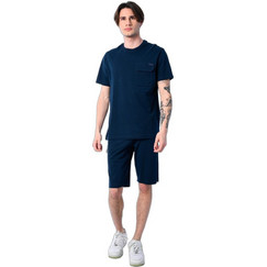 Paco & Co Ανδρικό Σετ T-Shirt & Βερμούδα Καλοκαιρινό Navy Μπλε 2531901