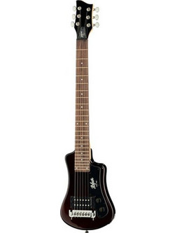 Hofner Shorty Ηλεκτρική Κιθάρα Alternative με Μαγνήτες H & Ταστιέρα Jatoba Root Beer