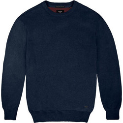 Double Ανδρική Πλεκτή Μπλούζα Navy Μπλε KNIT-76