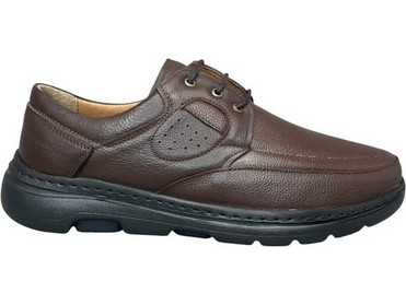 Smart Steps Ανδρικά Σκαρπίνια Derby Δερμάτινα Καφέ 64029996-17226