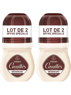 Cavailles L'Homme Ανδρικό Αποσμητικό Roll On 48h 2x50ml