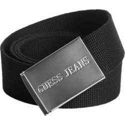 Guess Canvas Ανδρική Ζώνη Υφασμάτινη Μαύρη M5BZ07W3392-JBLK