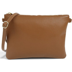 Passaggio Leather Sveva Γυναικεία Τσάντα Χιαστί Δερμάτινη Ταμπά με Στενό Λουρί 5011-KR-07