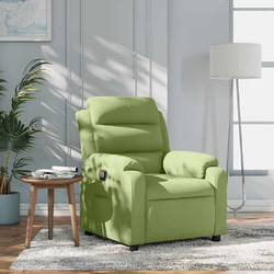 vidaXL Πολυθρόνα Relax με Υποπόδιο Ανακλινόμενη Βελούδινη Πράσινο Mint 373503