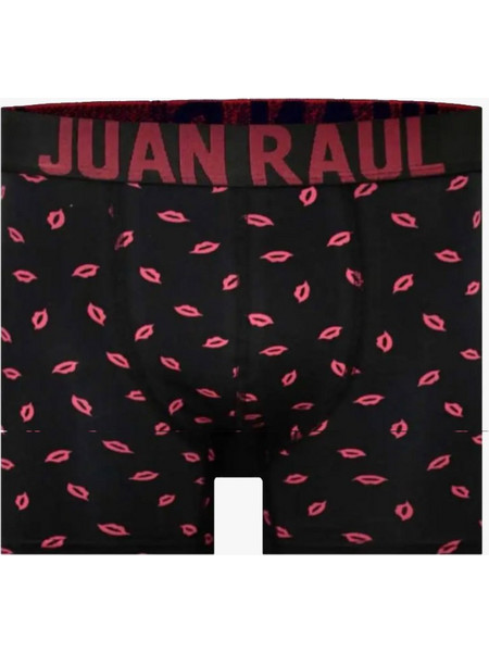 Juan Raul Kiss Me Ανδρικό Μποξεράκι Μαύρο JR708